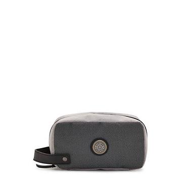 Duo Grey Black Kipling Riaz Toiletry Bags | SG 1458CT